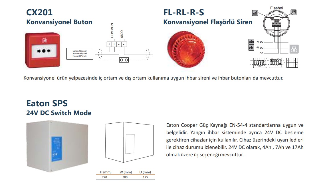 Eaton Cooper Konvansiyonel Dedektörler